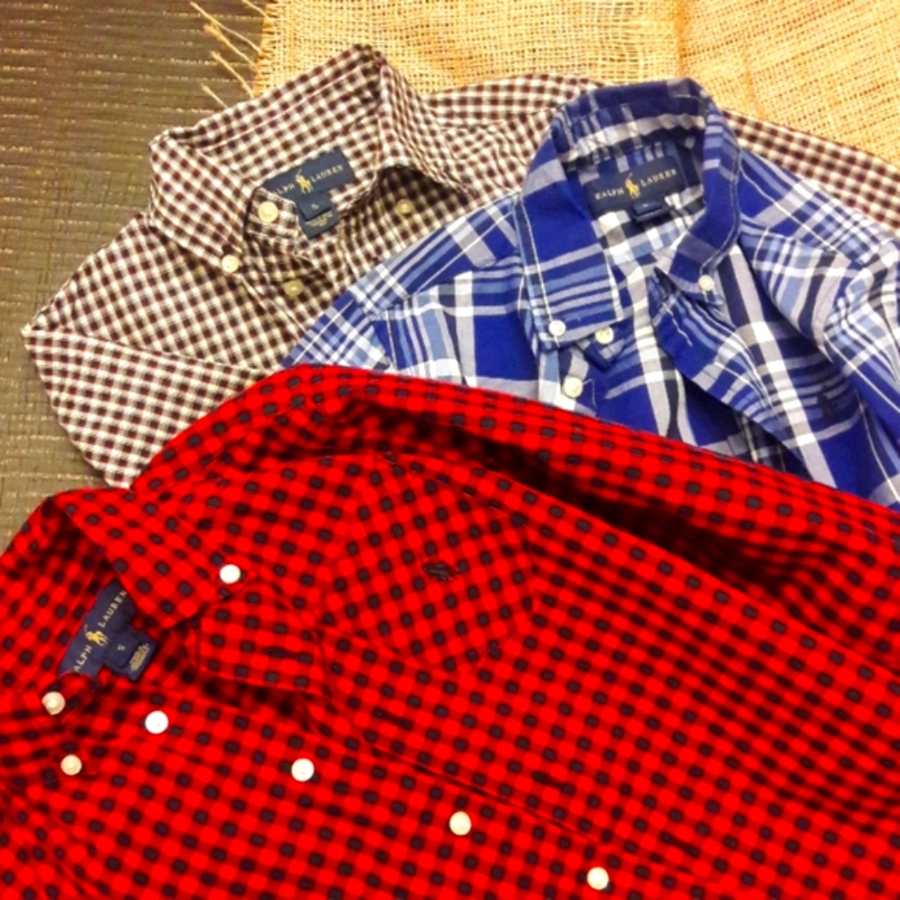 Ralph Lauren Polo Shirts - Youth  Size 5. Each sold separately